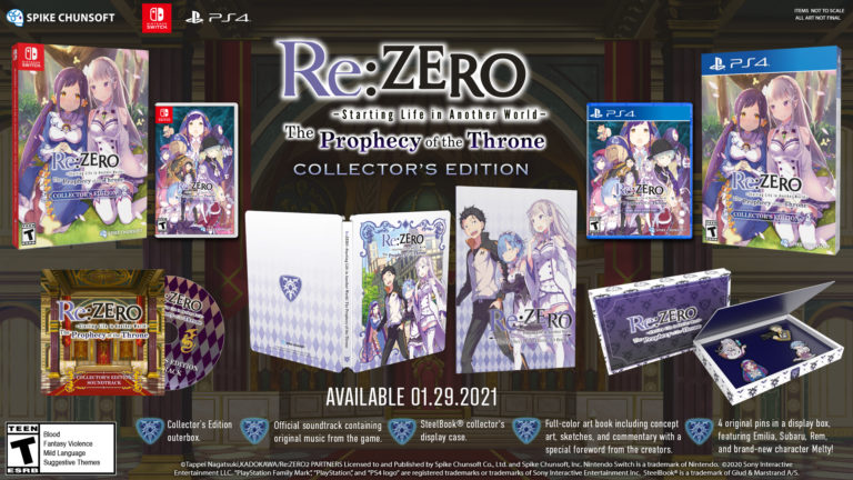 Re:Zero - Starting Life in Another World adventure RPG announced