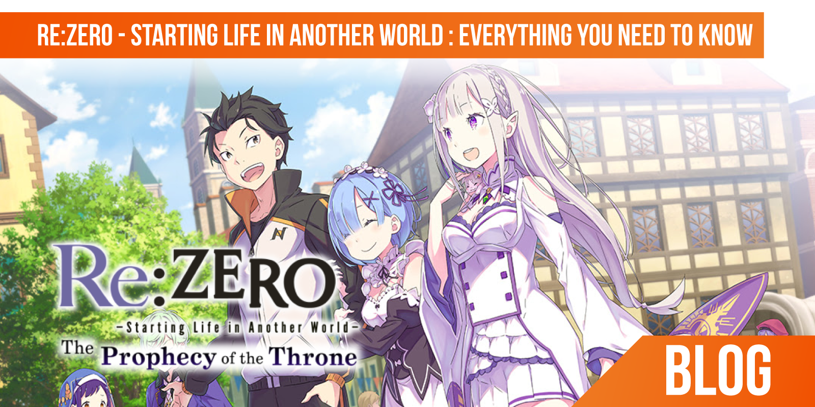 Re:Zero Series Gets Browser Game With Original Story - News - Anime News  Network