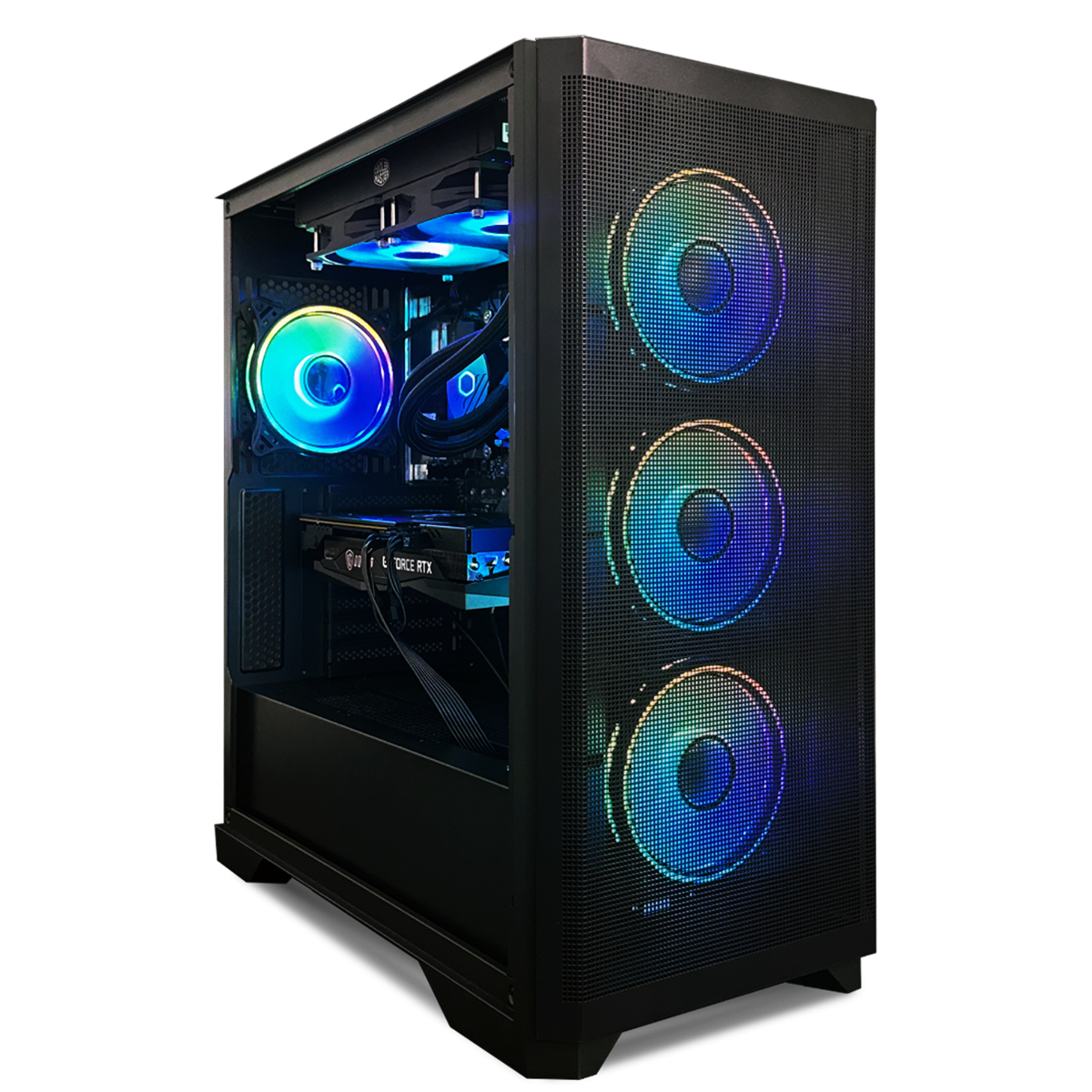 FIERCE HURRICANE GAMING PC | AMD RYZEN 7 5700X | NVIDIA RTX 4070 12GB | 32GB RAM 3200MHZ | 2TB M.2 SSD