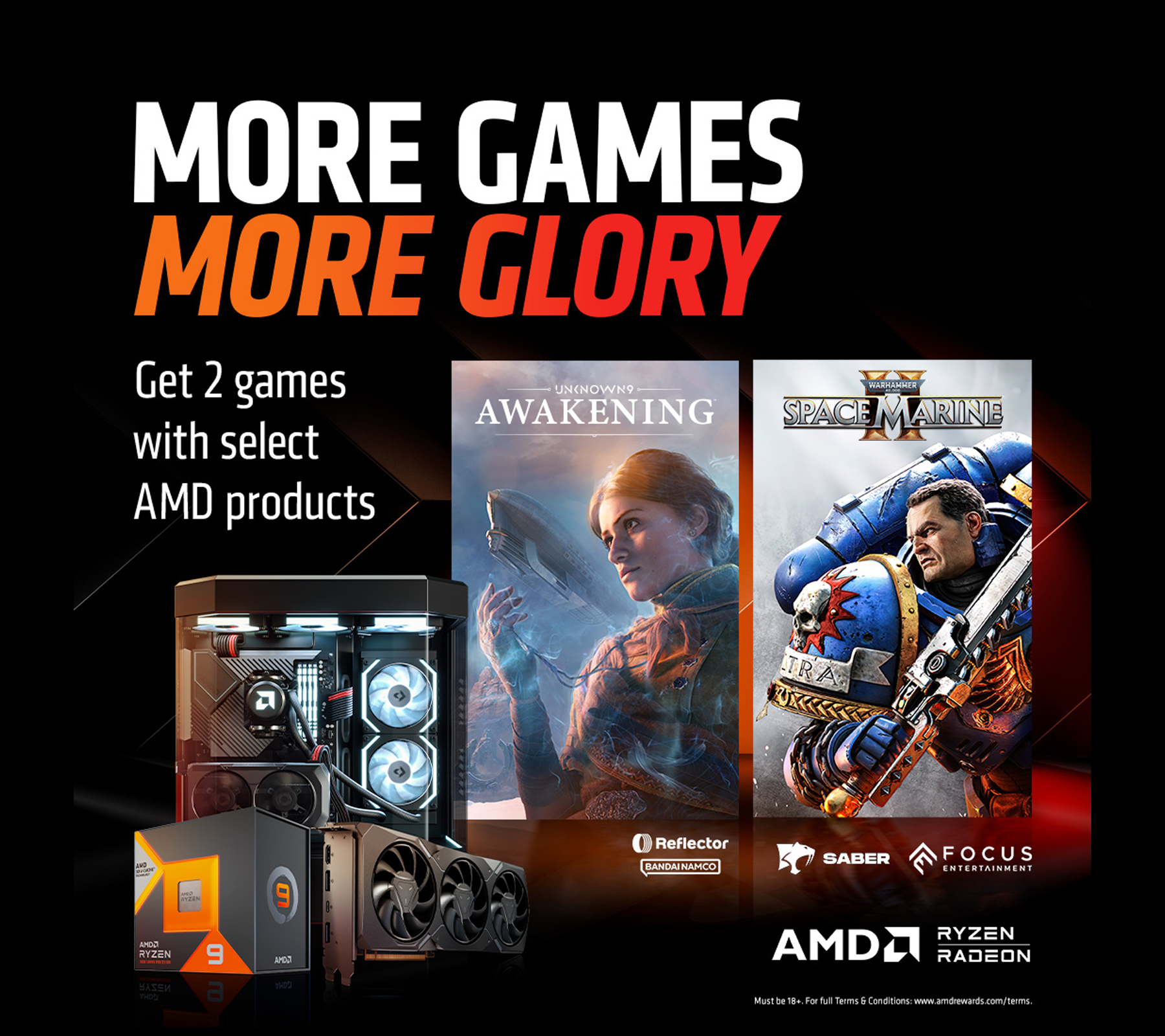 AMD Game Bundle: Warhammer 40,000™: Space Marine 2™ & Unknown 9: Awakening™