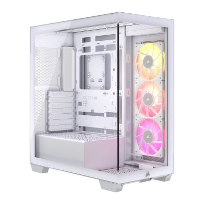 Corsair iCUE Link 3500X ARGB Tempered Glass Mid-Tower ATX Case - White