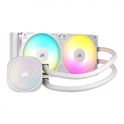 CORSAIR NAUTILUS 240 RS ARGB 240mm AIO Liquid CPU Cooler - White