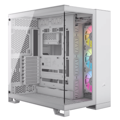 Corsair iCUE Link 6500X RGB Dual-Chamber PC Case - White