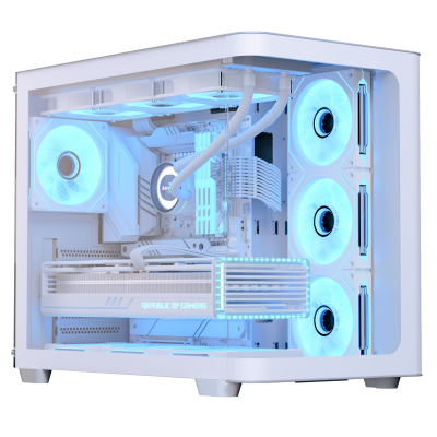 Pure White | AMD Ryzen 7 5700X | NVIDIA RTX 4060 Ti 8GB | Custom Gaming PC