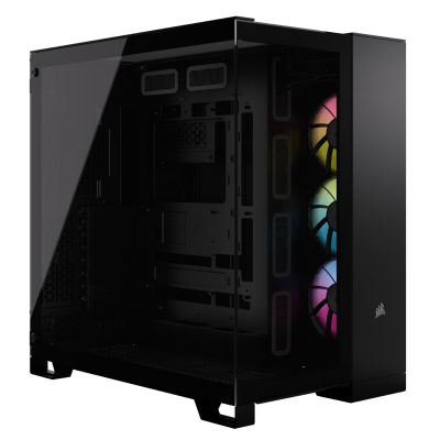 Corsair iCUE Link 6500X RGB Dual-Chamber PC Case - Black