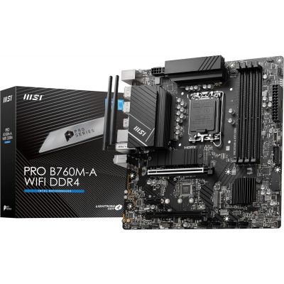 MSI PRO B760M-A WIFI DDR4 Motherboard