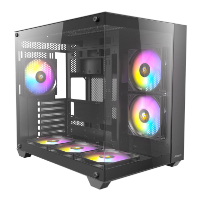 Antec CX800 RGB Elite Tempered Glass PC Case - Black