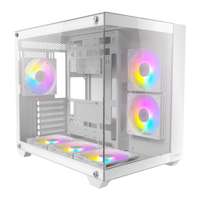 Antec CX800 RGB Elite Tempered Glass PC Case - White