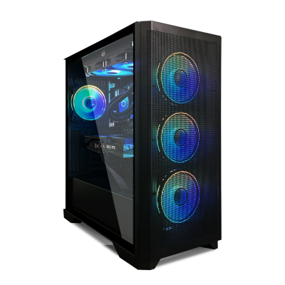 Fierce Hurricane Gaming PC | AMD Ryzen 7 5700X | NVIDIA RTX 4070 12GB | 32GB RAM 3200MHZ | 2TB M.2 SSD