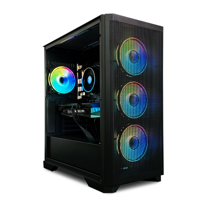 Fierce Necrotic Gaming PC | AMD Ryzen 7 7800X3D | NVIDIA RTX 4070 Super | Custom Gaming PC