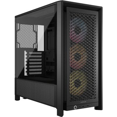 Corsair FRAME 4000D RS ARGB Modular Mid-Tower PC Case - Black