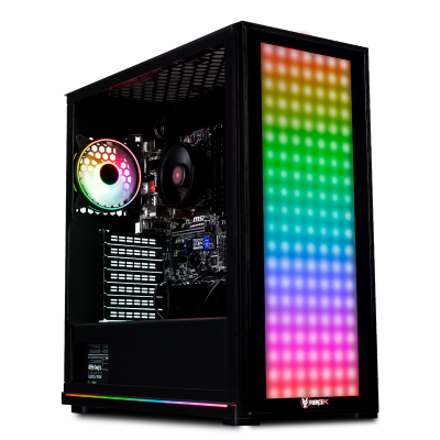 FIERCE LUMINA GAMING PC | AMD Ryzen 5 4600G | Integrated Radeon Graphics | 16GB RAM 3200MHZ | 1TB M.2 SSD
