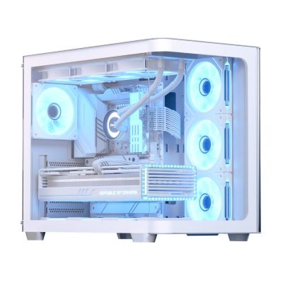 Aerocool P500C Mid Tower Case - White