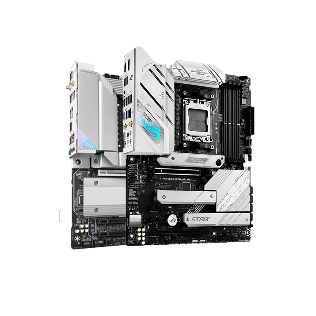 Pure white gaming PC range motherboards