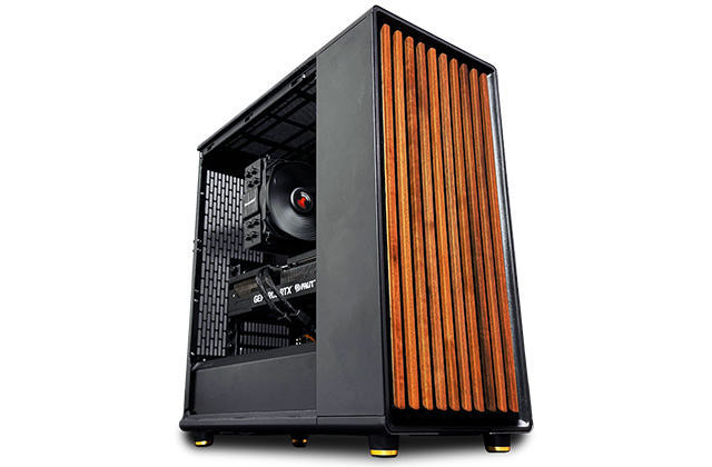 Fierce custom gaming PC, intel core i5 12600KF and NVIDIA RTX 4070 Super in the Fractal North PC case