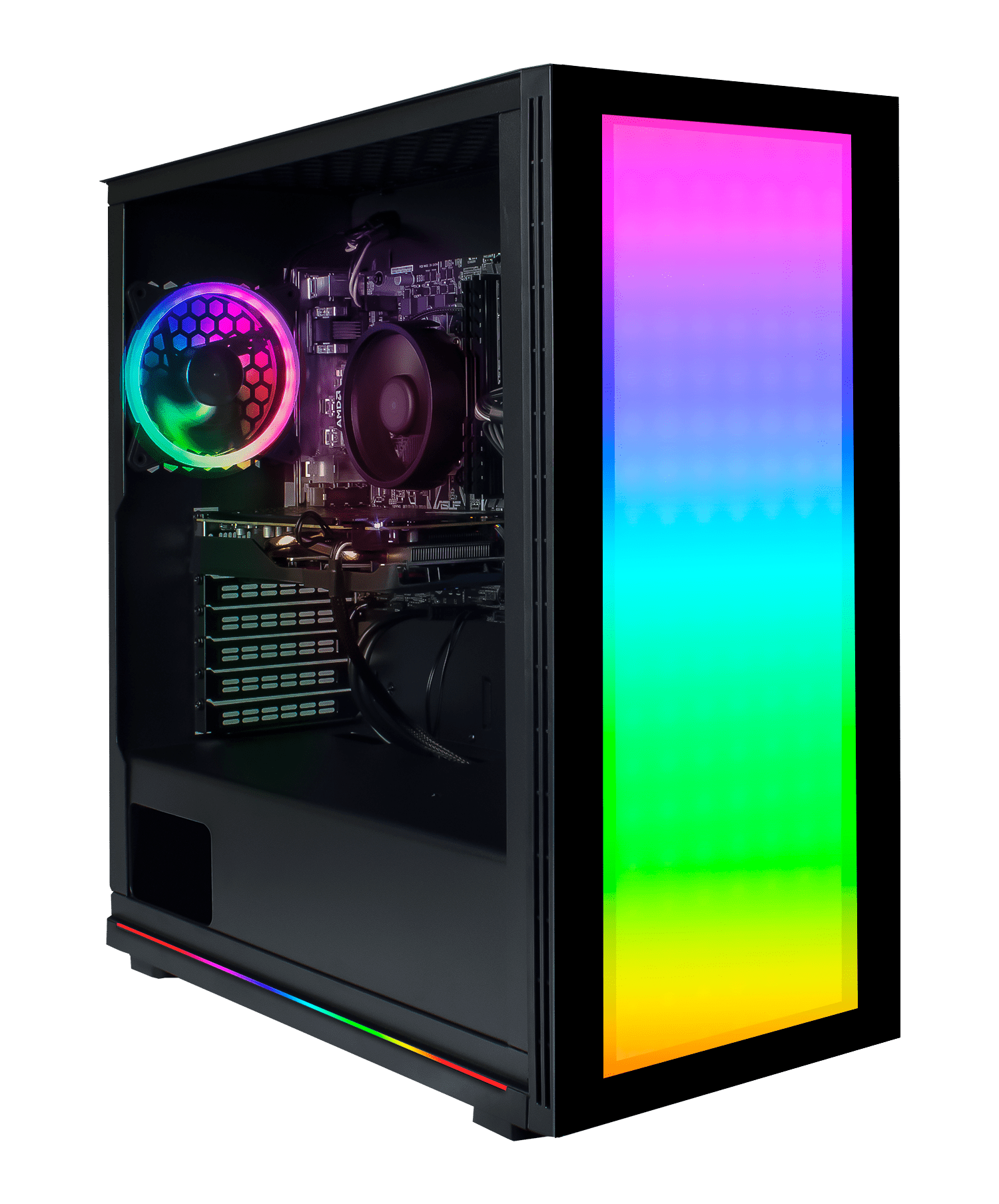 NEXT DAY FIERCE LUMINA GAMING PC | AMD RYZEN 5 4500 | NVIDIA RTX 3050